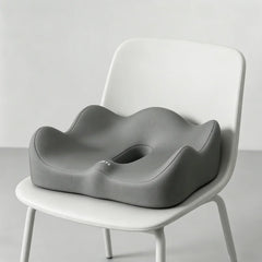 Coussin Lombaire Ergonomique avec Coussin d’Assise en Mousse à Mémoire de Forme pour Chaise de Bureau – Soutien du Dos et Réduction de la Pression Coccyx