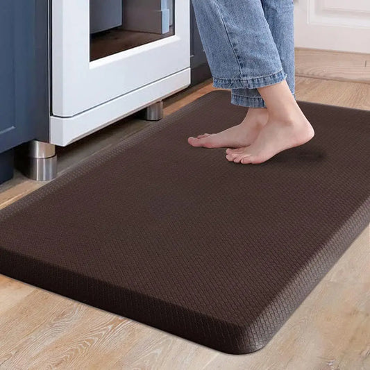 Tapis Anti Fatigue Cuisine Antidérapant et Imperméable en PVC – Tapis Confort pour Cuisine et Bureau Debout