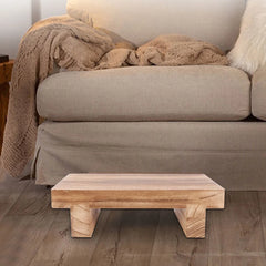 Marchepied en Bois Multifonction pour Enfants et Adultes – Repose-Pieds Bureau et Chambre Portable