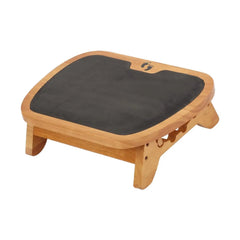 Repose-Pieds Bureau en Bois Réglable en Hauteur – Support Ergonomique Antidérapant Sous Bureau