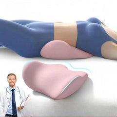 Coussin Lombaire Ergonomique pour Dormir au Lit – Support Lombaire de Sommeil pour Soutien du Bas du Dos