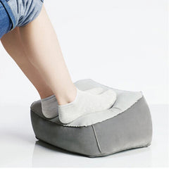 Repose-Pieds Gonflable Portable Ajustable – Coussin Pieds Confort pour Voyage, Maison et Bureau