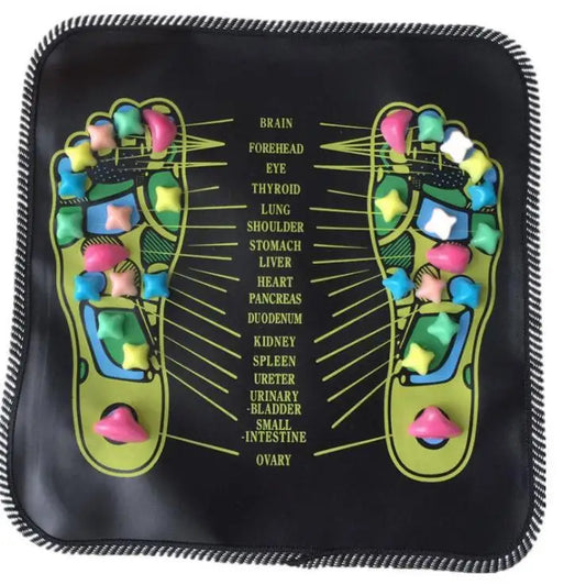 Tapis de Massage Plantaire Acupression – Tapis de Réflexologie pour Soulagement des Pieds et Relaxation