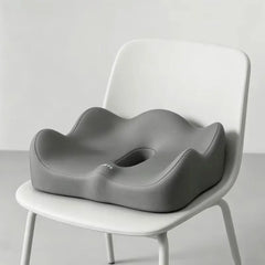 Coussin Lombaire Ergonomique avec Coussin d’Assise en Mousse à Mémoire de Forme pour Chaise de Bureau – Soutien du Dos et Réduction de la Pression Coccyx