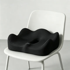 Coussin Lombaire Ergonomique avec Coussin d’Assise en Mousse à Mémoire de Forme pour Chaise de Bureau – Soutien du Dos et Réduction de la Pression Coccyx