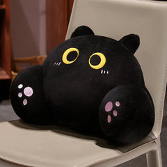 Coussin Lombaire Décoratif en Forme de Chat pour Chaise et Canapé – Coussin de Soutien du Dos Confortable