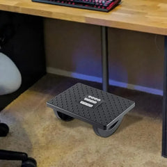 Repose-Pieds Bureau Ergonomique Portable avec Rouleaux de Massage – Support Pieds Sous Bureau Anti Fatigue