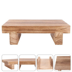 Marchepied en Bois Multifonction pour Enfants et Adultes – Repose-Pieds Bureau et Chambre Portable