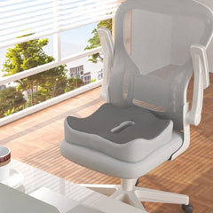 Coussin Lombaire Ergonomique en Mousse à Mémoire de Forme pour Chaise de Bureau, Voiture et Fauteuil Roulant