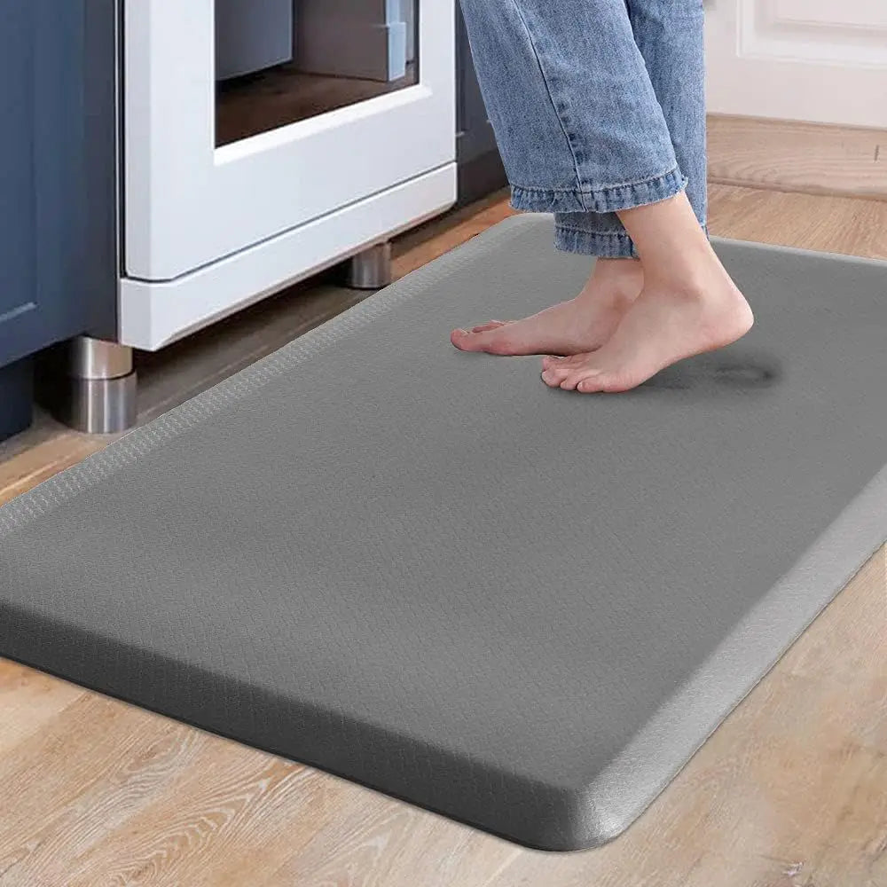 Tapis Anti Fatigue Cuisine Antidérapant et Imperméable en PVC – Tapis Confort pour Cuisine et Bureau Debout