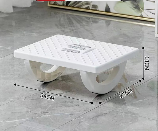 Repose-Pieds Bureau Ergonomique Portable avec Rouleaux de Massage – Support Pieds Sous Bureau Anti Fatigue