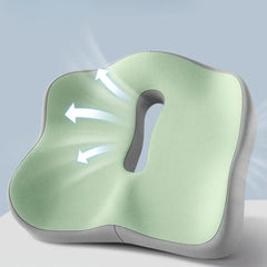 Coussin Lombaire Ergonomique en Mousse à Mémoire de Forme pour Chaise de Bureau, Voiture et Fauteuil Roulant