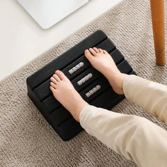 Repose-Pieds Bureau Ergonomique Réglable 5 Hauteurs avec Massage – Support Pieds Sous Bureau Confort et Circulation
