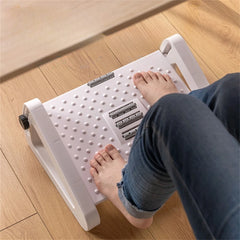 Repose-Pieds Bureau Ergonomique Réglable avec Rouleaux de Massage – Support Pieds Sous Bureau pour Circulation et Confort