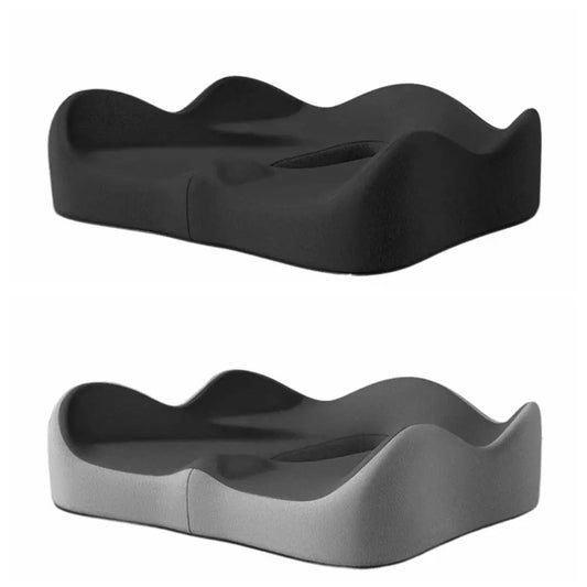 Coussin Coccyx Orthopédique en Mousse à Mémoire de Forme pour Chaise de Bureau et Voiture – Coussin Lombaire Anti Pression