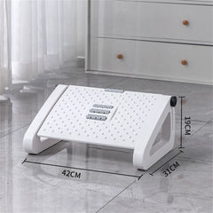 Repose-Pieds Bureau Ergonomique Réglable avec Rouleaux de Massage – Support Pieds Sous Bureau pour Circulation et Confort