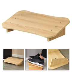 Repose-Pieds Bureau Ergonomique en Bois Réglable – Support Pieds Sous Bureau pour Confort et Posture
