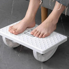 Repose-Pieds Bureau Ergonomique Portable avec Rouleaux de Massage – Support Pieds Sous Bureau Anti Fatigue