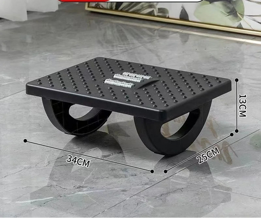 Repose-Pieds Bureau Ergonomique Portable avec Rouleaux de Massage – Support Pieds Sous Bureau Anti Fatigue