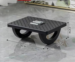 Repose-Pieds Bureau Ergonomique Portable avec Rouleaux de Massage – Support Pieds Sous Bureau Anti Fatigue