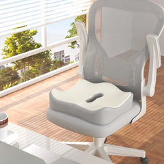 Coussin Lombaire Ergonomique en Mousse à Mémoire de Forme pour Chaise de Bureau, Voiture et Fauteuil Roulant